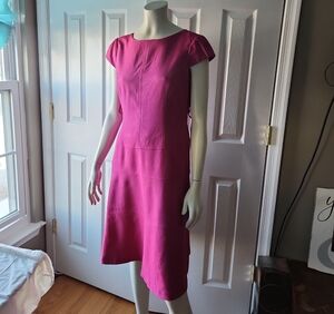 Anne Klein Fuchsia Midi Dress